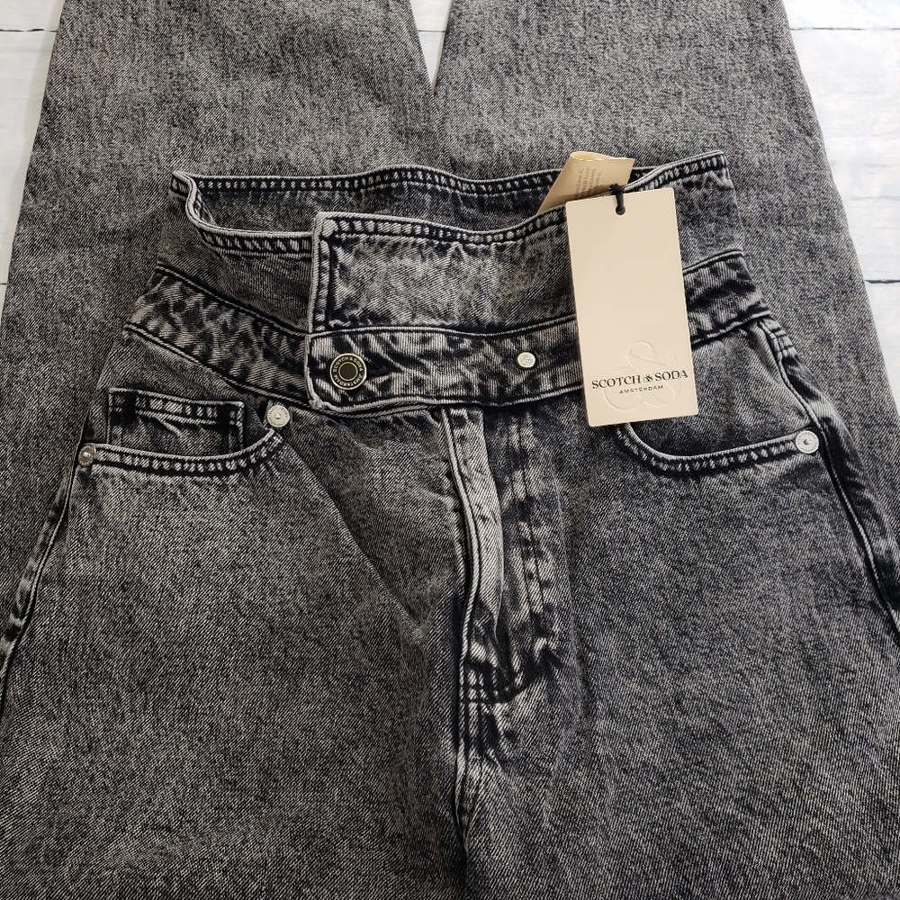Scotch & Soda acid washed high-waisted jeans NEW with tags 24x30